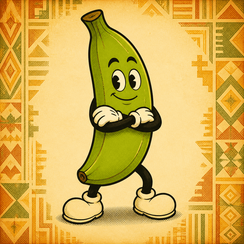 Green Plantain the plantain