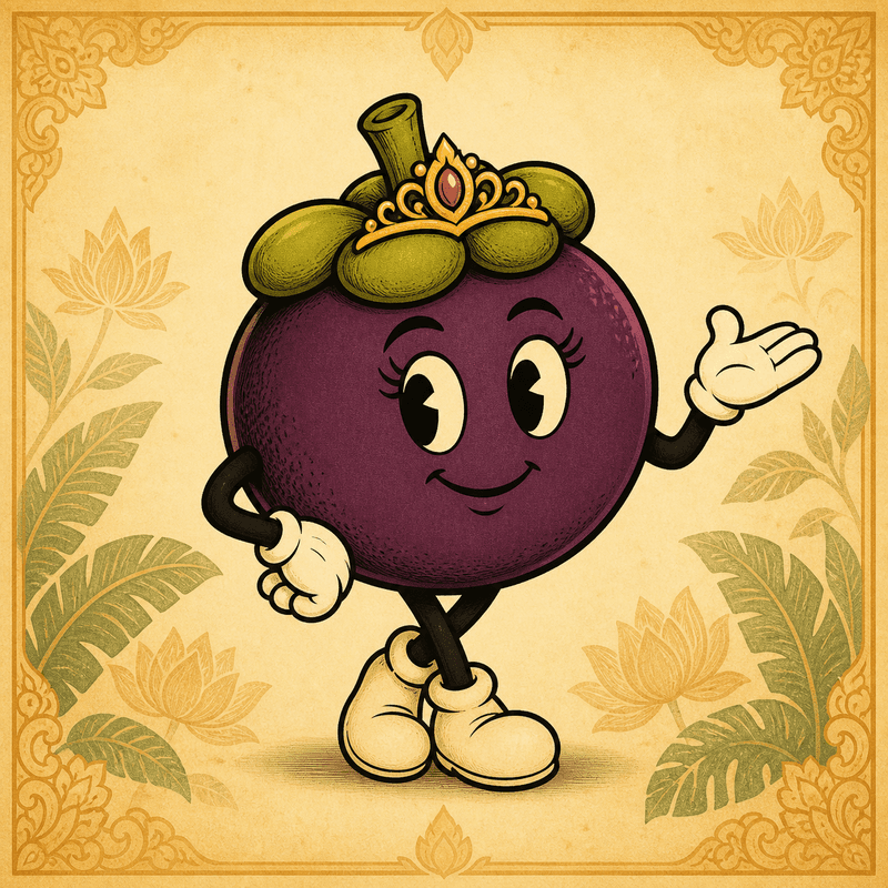 Mangosteen the mangosteen
